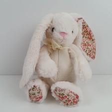 White Bunny With Blossom Ears