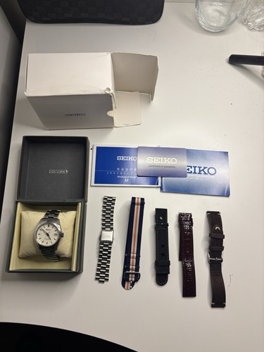 Seiko white men watch - men's,