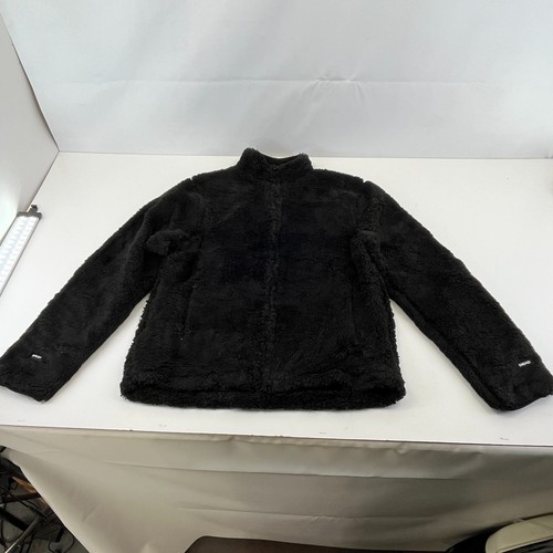 Drop dead black fleece jacket - drop,