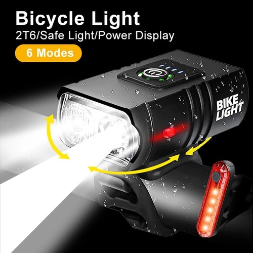 Led mountain bike light usb - led,