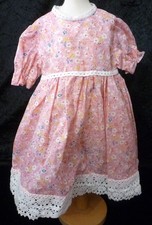 DRESS FOR ANTIQUE DOLL, DOLL