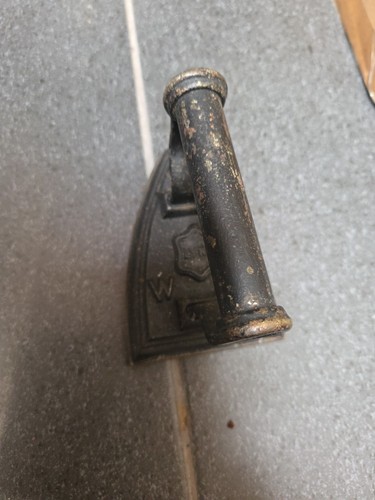 Antique flat iron - iron, 3