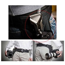 Camera Belt Clip Waist Buckle Quick Release Clip Camera Strap Bracket Clamp New