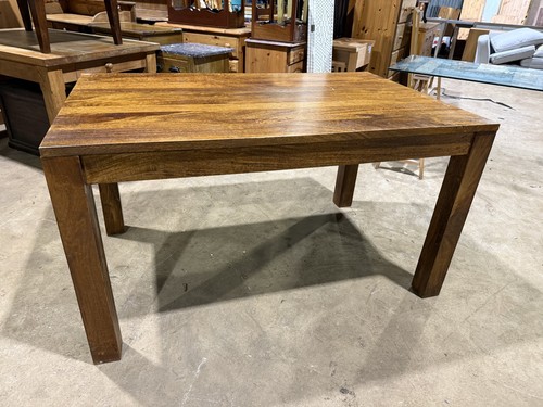Hardwood dining table - dining,