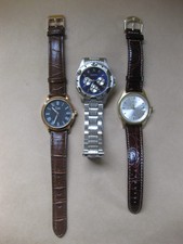 3 Vintage Gents Watches ~