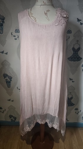 Pretty pink crinkle floral - pretty,