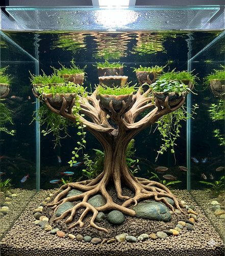 Ancient tree life - life, aquarium