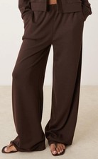 Ladies Asos Chocolate Wide Leg Trs. New