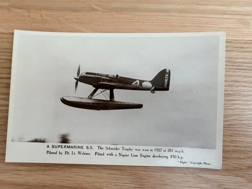 Postcard aircraft schneider - postcard, aircraft/