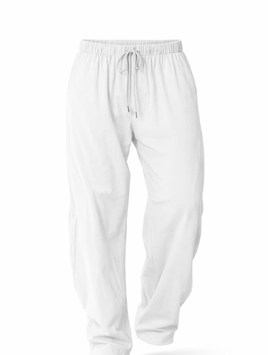 Men linen trousers loose - linen,