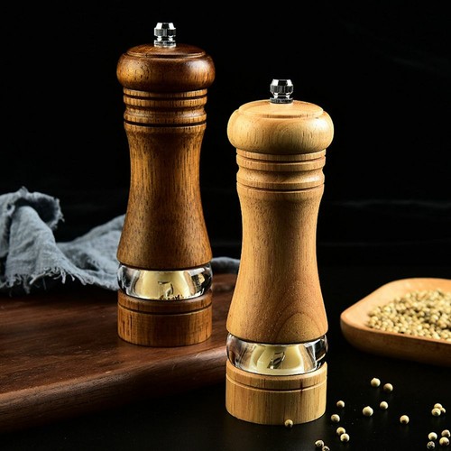 Manual wooden salt pepper - manual,