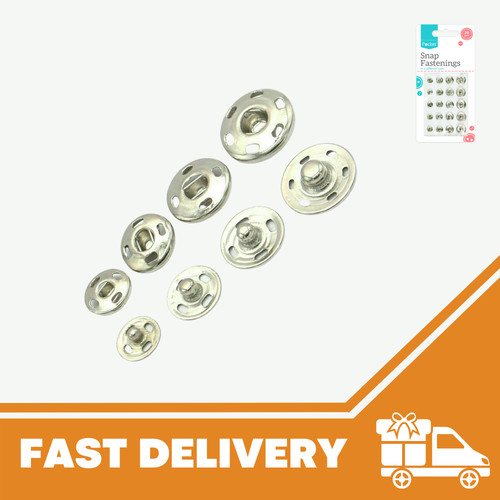 Pack metal press studs - pack,
