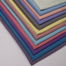 Sienna Crepe Fabric Plain 60" (150cms) Luxury Soft Feel Dyed Dress/Craft/Fashion