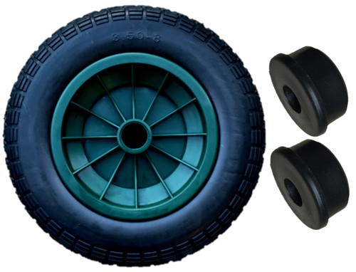 Green 14 puncture - 3.50-8, 14"