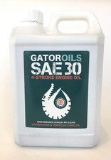 2 Litre Gator SAE30 4 Stroke Horticultural Lawnmower Oil Briggs & Stratton Honda