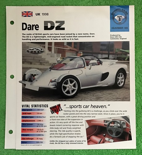 1998 dare sports car - 1998, by