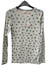Mini Boden Girls Pyjama Top Holly Print Size 13-14 Years 1 RVB001