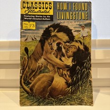 classics illustrated How I Found Livingstone #115 & Bagged