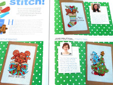 CHRISTMAS CARD MOTIFS. 3 DESIGNERS CROSS STITCH CHARTS. FOR CHARITY 🎁