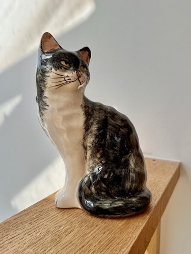 Vintage babbacombe pottery cat - pottery,