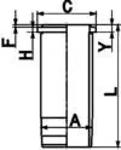 Cylinder liner finished - cylinder,