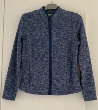 Tu Blue Marl Full Zip Fleece