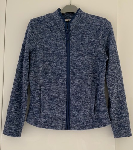 Blue marl full zip fleece - tu,