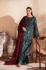 Iznik dark green printed 3