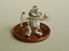 STERLING SILVER ' TOAD / WIND IN THE WILLOWS ' CHARM 
