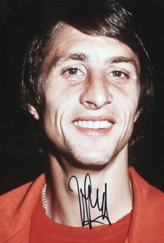 Signed johan cruyff - signed,
