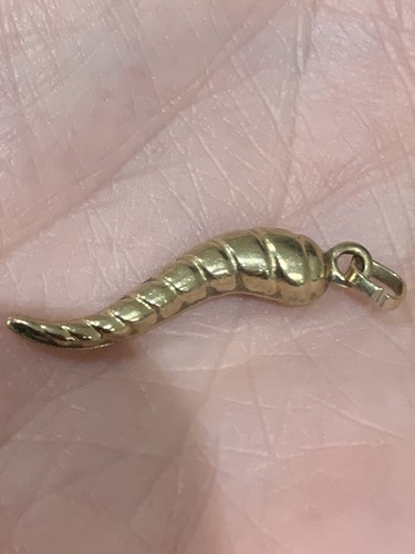 9ct yellow gold horn life - horn, of