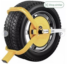 13-17 Inch Universal Wheel Clamp Suitable for Cars, Vans, Trailers