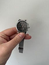 NEW HUGO BOSS HB1513440 MENS MESH GREY DIAL JET FASHION CHRONOGRAPH WATCH