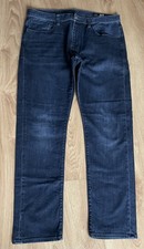 A|X Armani Exchange Mens J13 Slim Fit Jeans Dark Blue Denim Size W34 L30