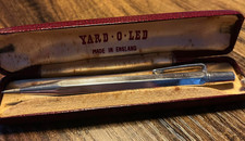 Boxed Sterling Silver Yard O Led Propelling Pencil, With Instructions.