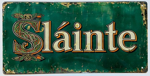 Metal vintage style - style, sign