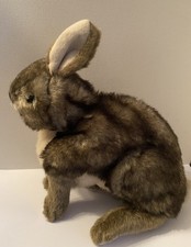 Folkmanis Plush 13” Full Body Hand Puppet Brown Bunny  Soft Toy  life like 