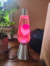 27" Grande Lava Lamp Silver