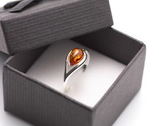 NATURAL BALTIC AMBER STERLING