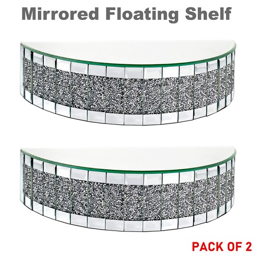 Crystal mirrored floating - crystal,