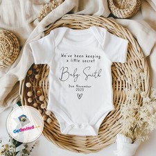 Personalised Baby Grow Vest