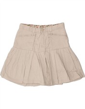 GAP Girls Mini Skirt 11-12 Years W26  Beige Cotton BG09