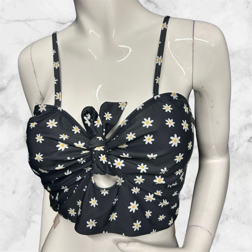 Bnwot black daisy - daisy, patterned