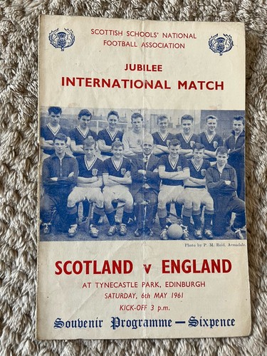 Scotland england schoolboys - scotland,