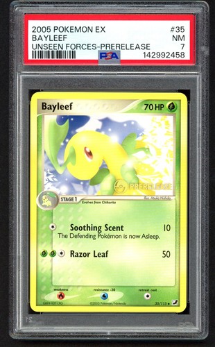 Pokemon cards psa 7 - pokemon, bayleef