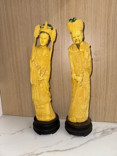 Pair vintage chinese emperor - pair,