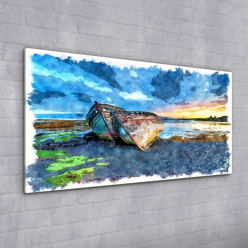 Glass decor print sunset - decor,