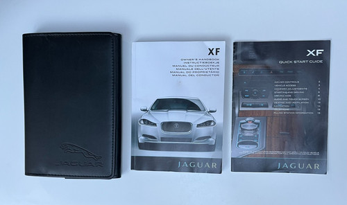 Jaguar saloon owners manual - xf,