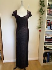SPECIAL EDITION RED HERRING DEBENHAMS Leopard Maxi Vintage Y2K Long Dress UK 12