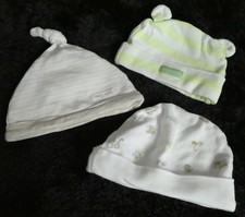 BABY NEW BORN HATS BABBLE BOOM / PUMPKIN PATCH. 0-3 MONTHS MOTHERCARE